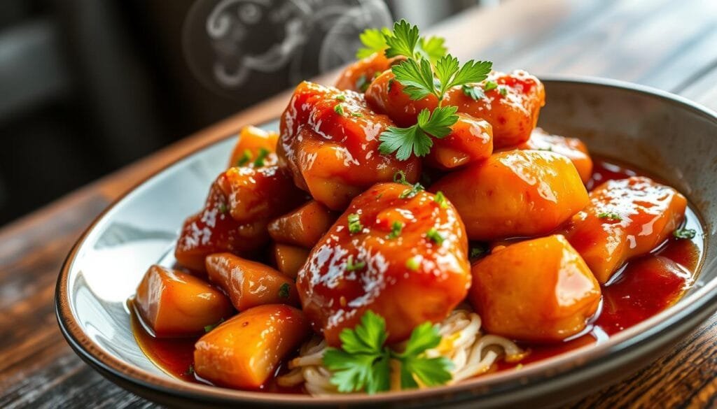 poulet au miel poulet au miel et à l'ail