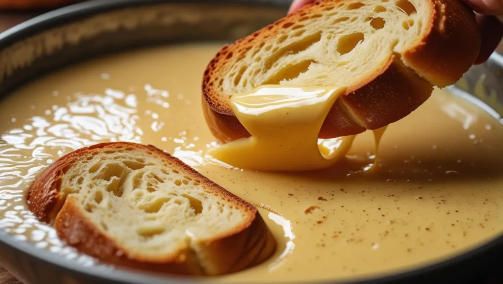 préparation de la mixture pour le pain perdu préparation