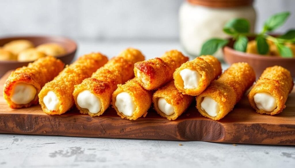 bâtonnets de mozzarella croustillants bâtonnets de mozzarella croustillants