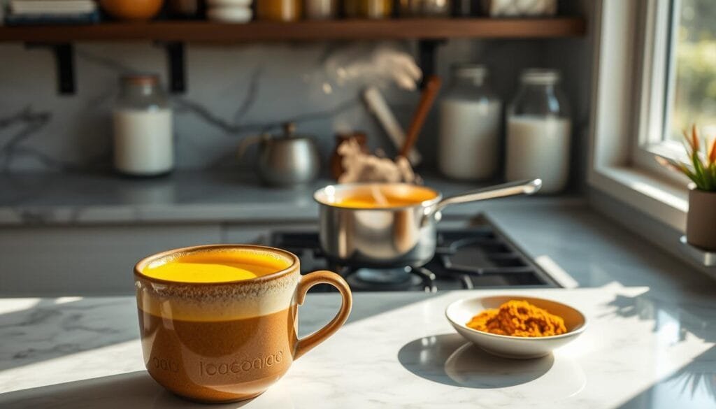 golden milk recette préparation