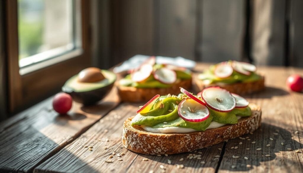 tartines d’avocat healthy