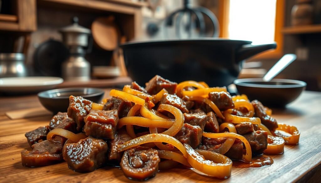 bœuf sauté aux oignons traditionnel bœuf sauté aux oignons traditionnel
