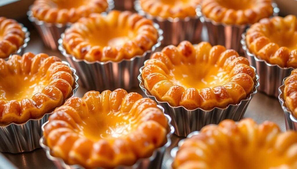 cannelés bordelais croustillants dans des moules en cuivre cannelés bordelais croustillants dans des moules en cuivre