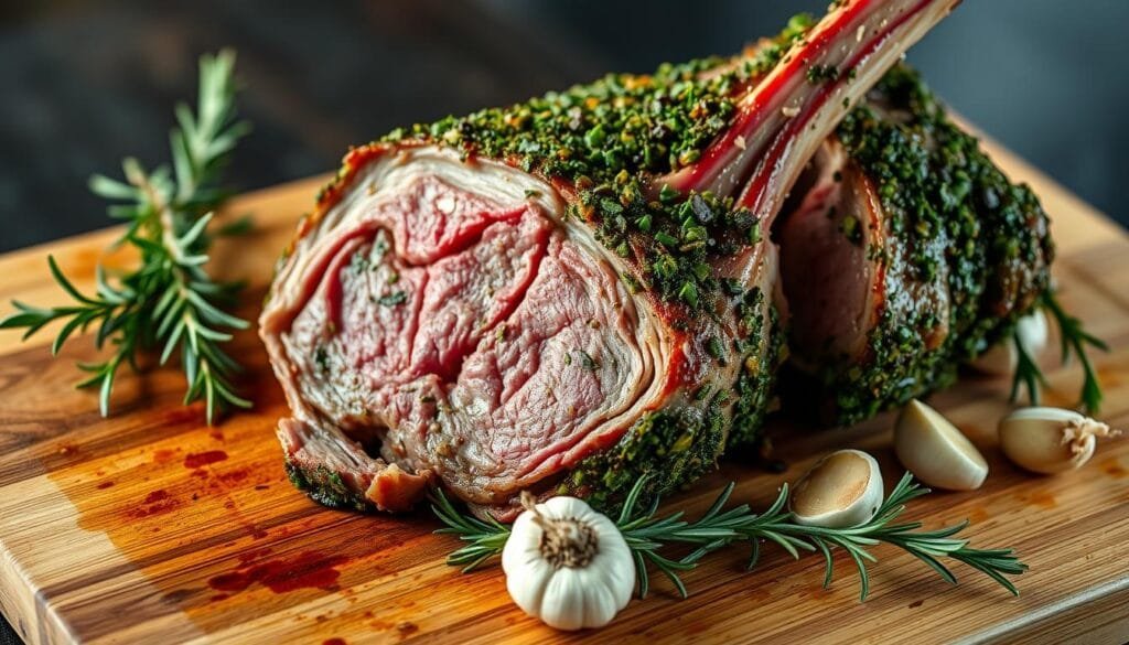 carré d'agneau en croûte d'herbes carré d'agneau en croûte d'herbes