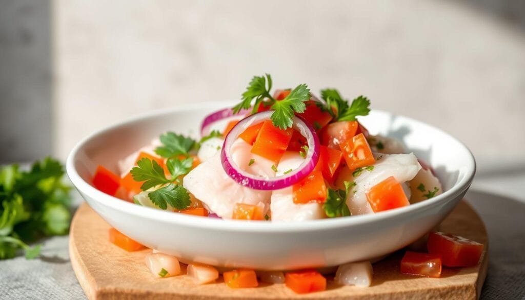 ceviche de poisson poisson