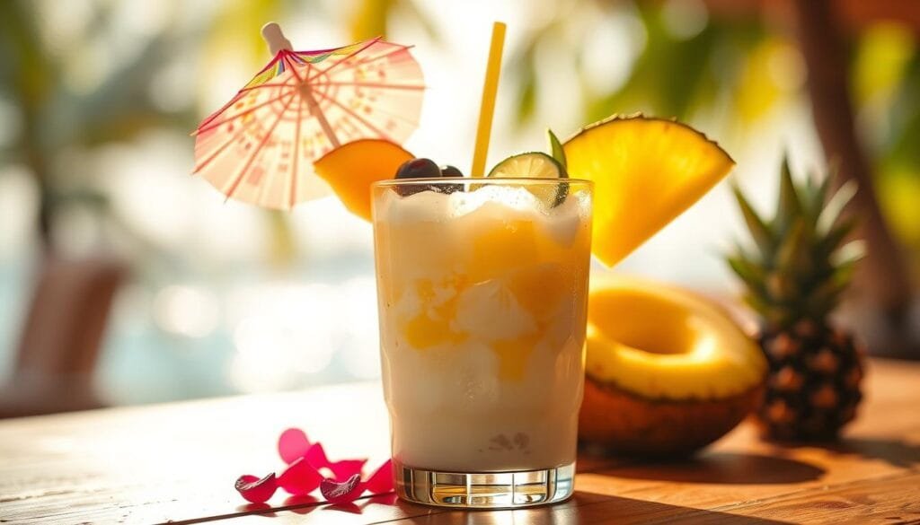 cocktail sans alcool tropical Pina colada sans alcool