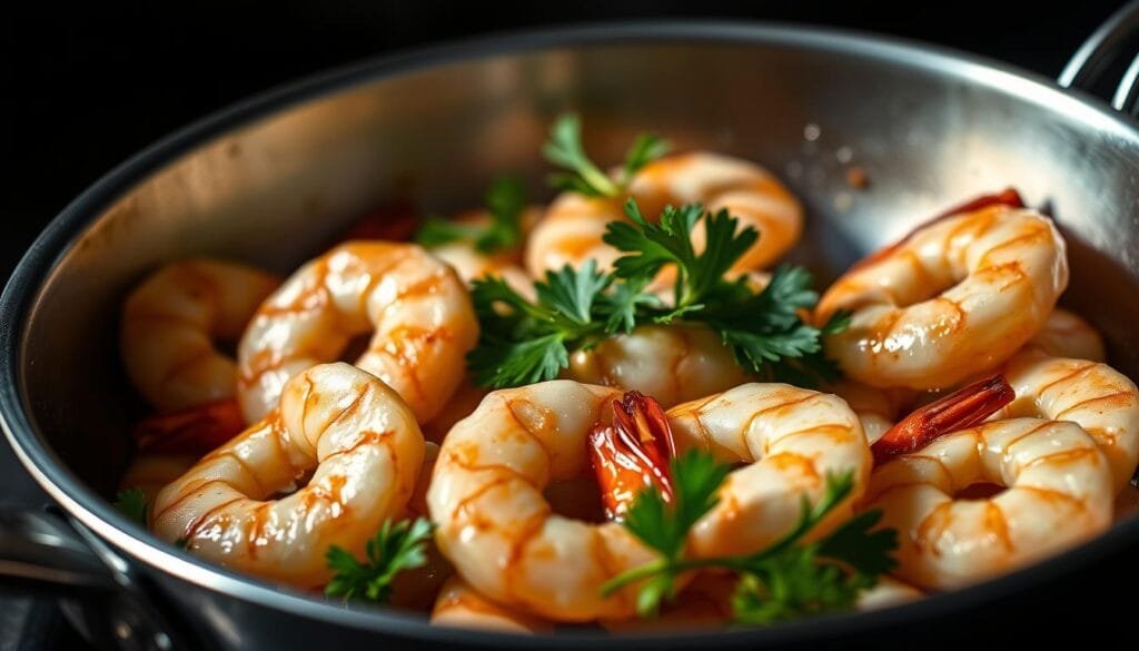 crevettes à l'ail crevettes à l'ail
