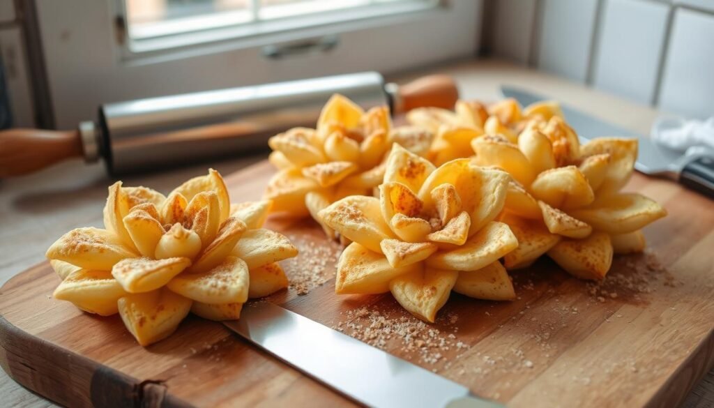 fleurs de pâte feuilletée cuisson fleurs de pâte feuilletée cuisson
