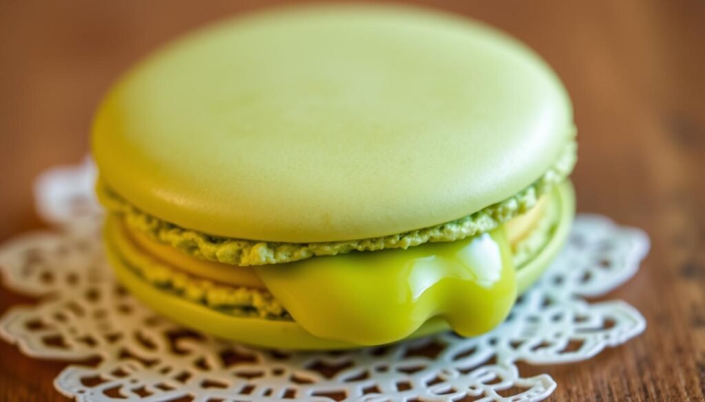 ganache pistache macaron ganache pistache macaron
