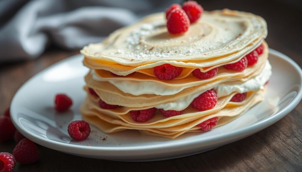 gateau-crepes-framboises-mascarpone gateau