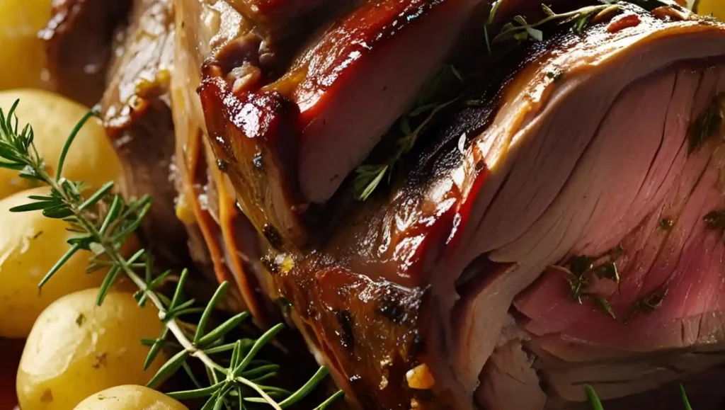 gigot rôti