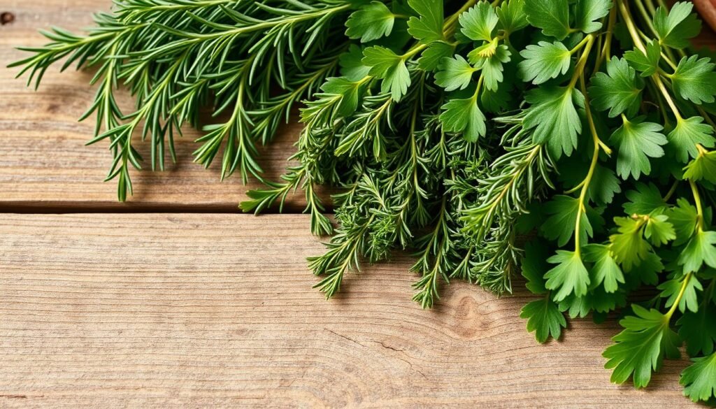 herbes fraîches pour agneau rôti aux herbes herbes fraîches