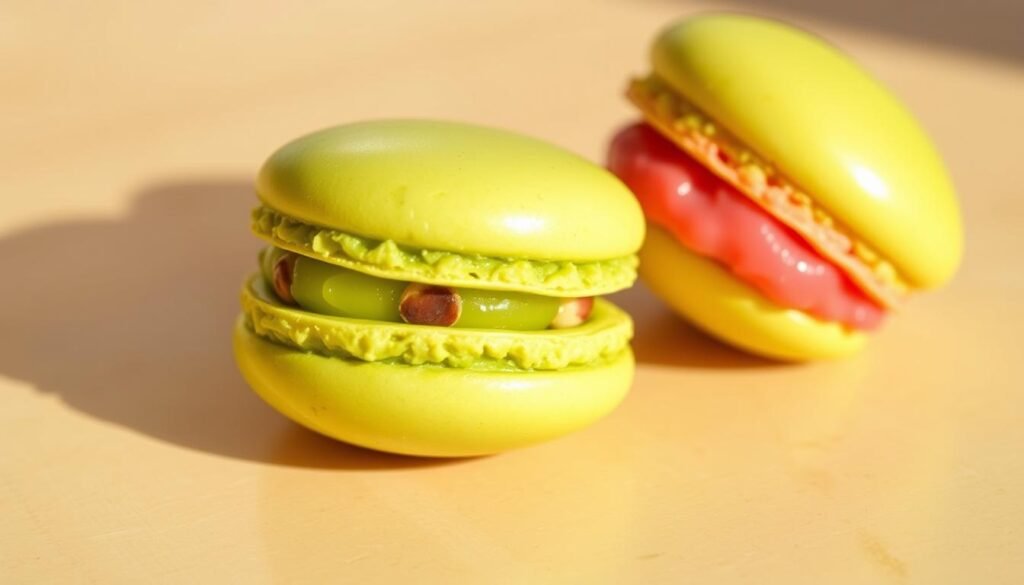 macarons pistache framboise macarons pistache framboise