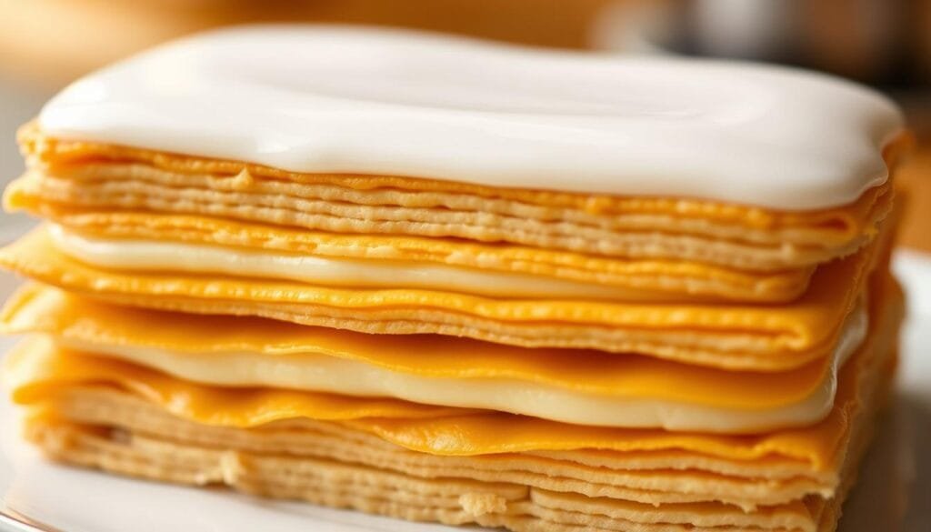 mille-feuille crème pâtissière glaçage mille-feuille crème pâtissière glaçage