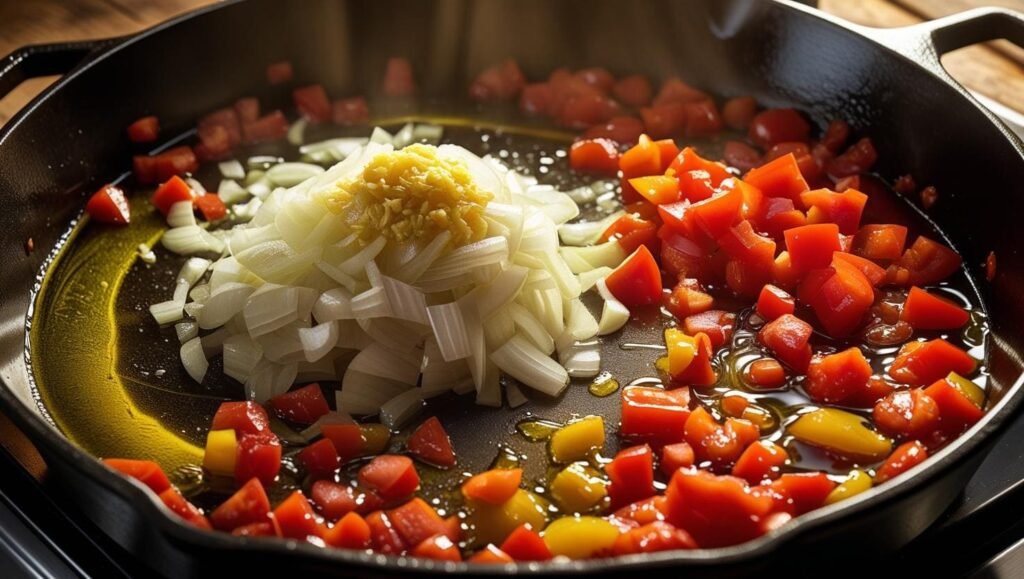 préparation paella
