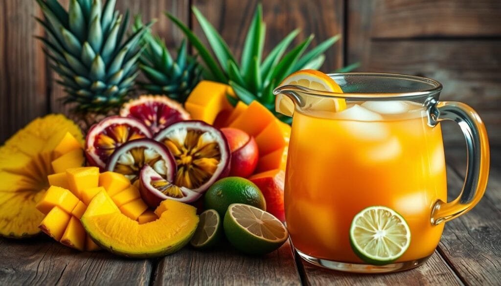 préparation punch préparation jus