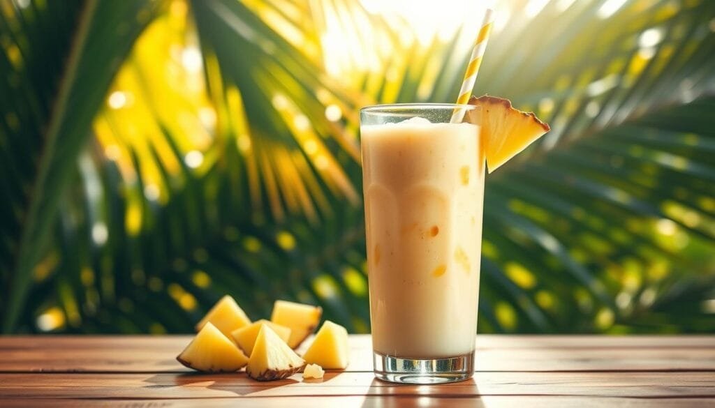 smoothie ananas coco Pina colada sans alcool