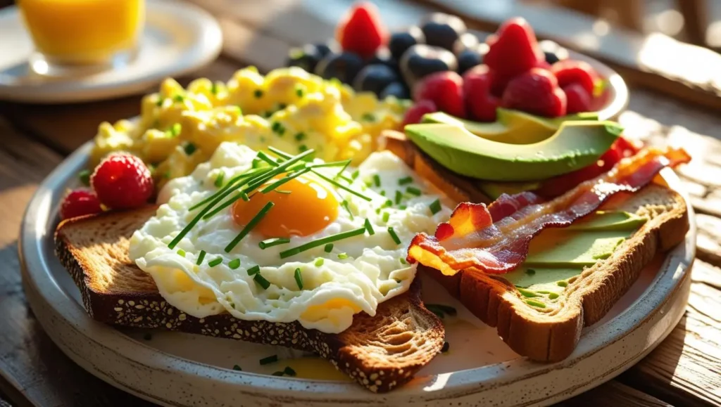 petit déjeuner salé