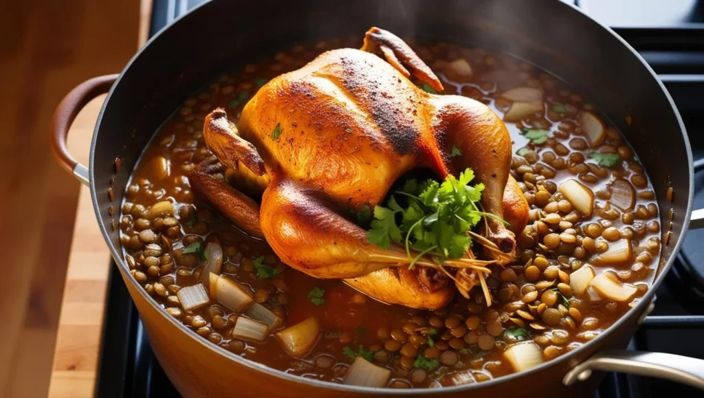 cuisson poulet beldi rfissa