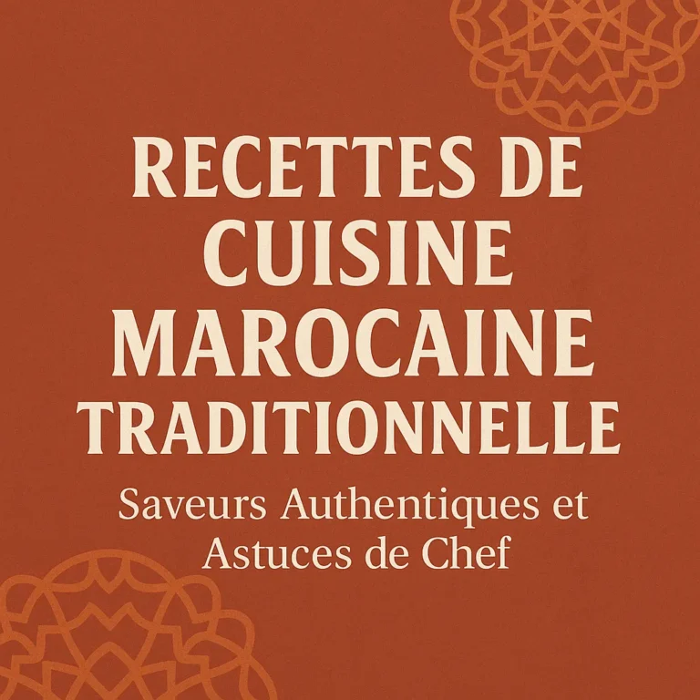 recettes de cuisine marocaine traditionnelle